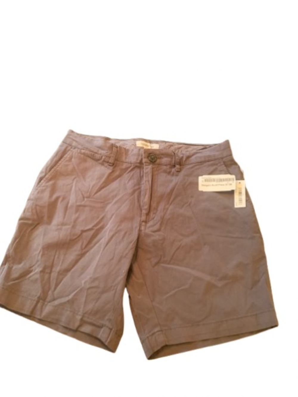 Goodthreads Men’s Brown Chino Shorts Size 30W NWT Casual Flat Front